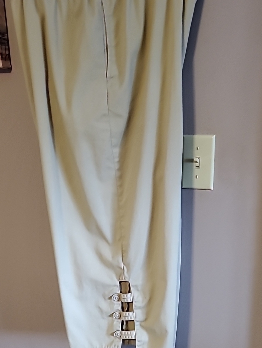 Blair Beige/Taupe Capris with Ankle Detail XL-P